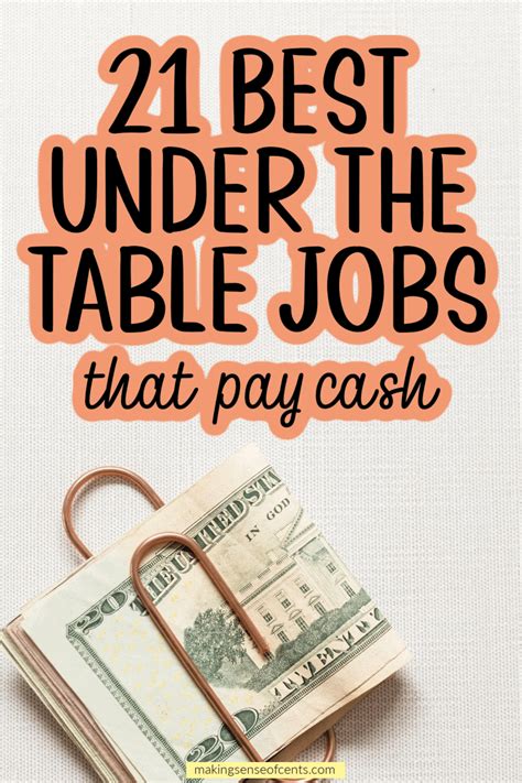 where to find odd jobs|22 Under the Table Jobs That Pay Cash (& How to Find Them).